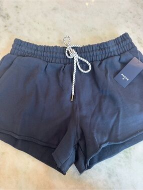 Parke Navy Women's Lounge Shorts with Drawstring